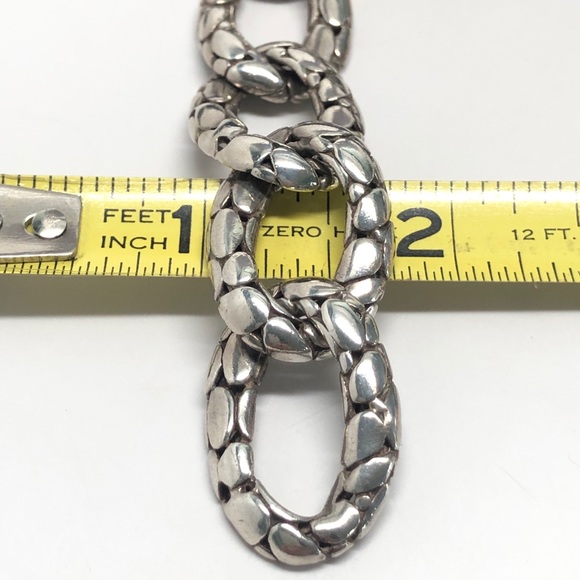 John Hardy Kali Large Oval Link Bracelet .925 - Picture 4 of 8